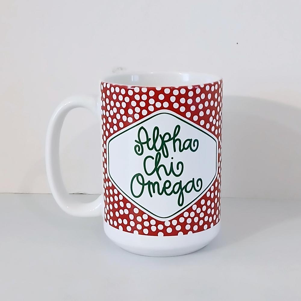 Alpha Chi Omega Mug by Laura Johnson